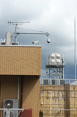 久志浄水場場内監視カメラ設置